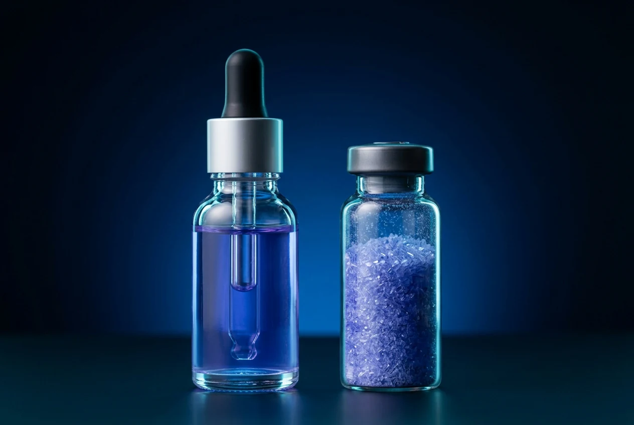 GHK-Cu topique ou injectable : ce que la voie change